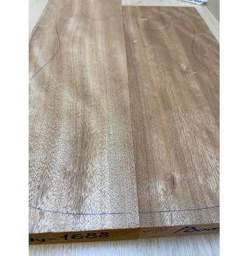 Окуме (Габон) заготовка корпуса Радиал А 45.5х173х500-465 мм, 2шт, 431 кг/м3-3