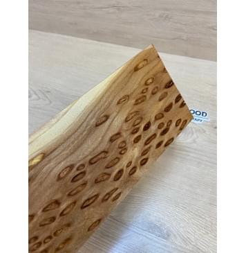 Карагач "Птичий Глаз" заготовка накладки на головку грифа Смешанный ААА Кап ААА 4х108х250 мм-4