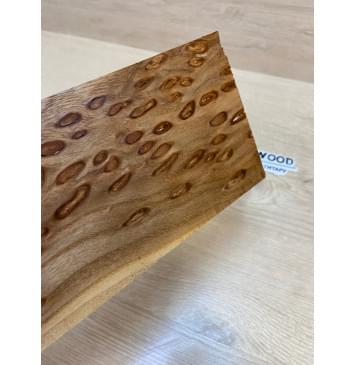 Карагач "Птичий Глаз" заготовка накладки на головку грифа Смешанный ААА Кап ААА 4х108х250 мм-5