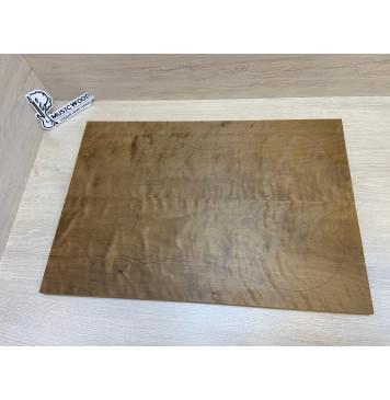 Берёза Пламенная Печеная 180гр заготовка на топ Смешанный АА Волна ААА 18х190х555 мм - 2 шт.(книжкой)-2