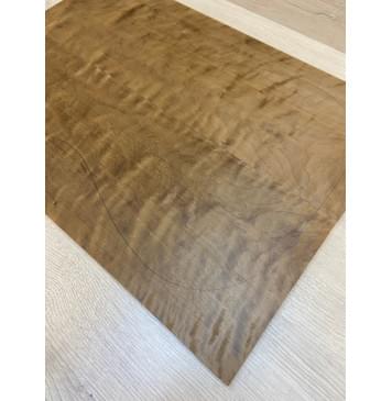 Берёза Пламенная Печеная 180гр заготовка на топ Смешанный АА Волна ААА 18х190х555 мм - 2 шт.(книжкой)-5