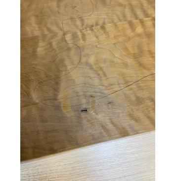 Берёза Пламенная Печеная 180гр заготовка на топ Смешанный АА Волна ААА 18х190х555 мм - 2 шт.(книжкой)-11