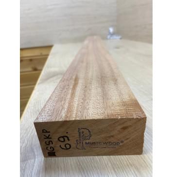 Махагон Кая заготовка для сквозного грифа гитары Радиал АА 46х103х1180 мм-1