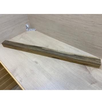 Корина Чёрная заготовка для переклеенного грифа бас-гитары Смешанный АА 52х61х970 мм (червоточины)-0