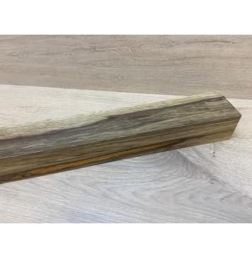 Корина Чёрная заготовка для переклеенного грифа бас-гитары Смешанный АА 52х61х970 мм (червоточины)-1