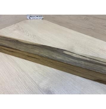 Корина Чёрная заготовка для переклеенного грифа бас-гитары Смешанный АА 52х61х970 мм (червоточины)-2