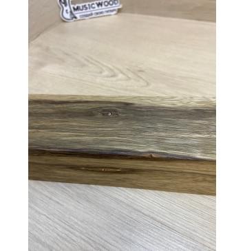 Корина Чёрная заготовка для переклеенного грифа бас-гитары Смешанный АА 52х61х970 мм (червоточины)-3