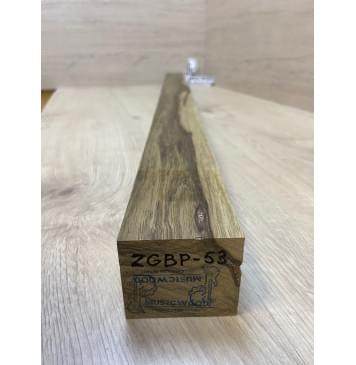 Корина Чёрная заготовка для переклеенного грифа бас-гитары Смешанный АА 52х61х970 мм (червоточины)-4