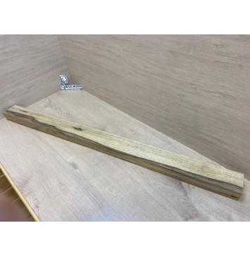 Корина Чёрная заготовка для переклеенного сквозного грифа гитары Радиал ААА 45.5х76х1110 мм (червоточины) АКЦИЯ-0