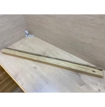 Корина Чёрная заготовка для переклеенного сквозного грифа гитары Радиал ААА 45.5х76х1110 мм (червоточины) АКЦИЯ-7