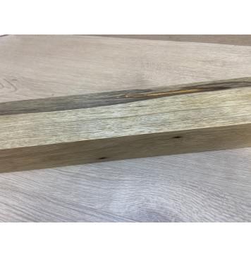 Корина Чёрная заготовка для переклеенного сквозного грифа гитары Радиал ААА 45.5х76х1110 мм (червоточины) АКЦИЯ-9