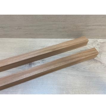 Махагон Кая заготовка для переклеенного грифа бас-гитары Радиал АА 50х(40-40)х925 мм - из 2х частей-1