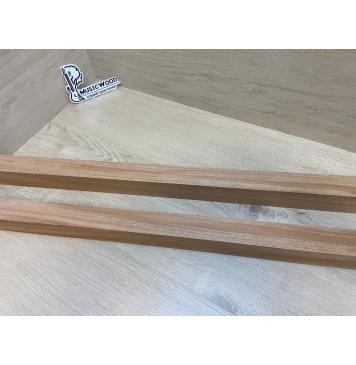 Махагон Кая заготовка для переклеенного грифа бас-гитары Радиал АА 50х(40-40)х925 мм - из 2х частей-3