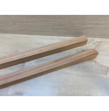 Махагон Кая заготовка для переклеенного грифа бас-гитары Радиал АА 50х(40-40)х925 мм - из 2х частей-12