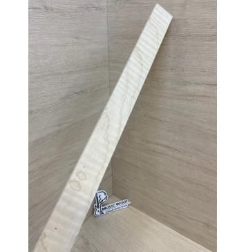 Клен Белый Явор, Волнистый заготовка для переклеенного грифа электрогитары Радиал ААА Волна ААА 8х42х730 мм-7