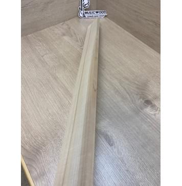 Клён Американский заготовка накладки для бас-гитары Радиал АА 11х71-61х760 мм-11