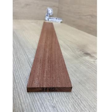 Бубинго заготовка накладки для электрогитары Радиал АА 10.5х75-62х545 мм-1