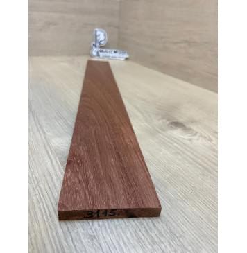 Бубинго заготовка накладки для электрогитары Смешанный ААА 10х76-65х545 мм-1