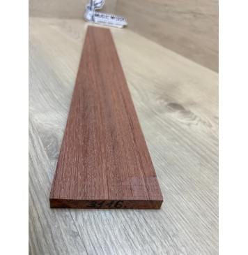 Бубинго заготовка накладки для электрогитары Радиал АА 9.5х75-63х550 мм-1