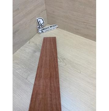 Бубинго заготовка накладки для электрогитары Радиал АА 9.5х75-63х550 мм-4