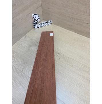 Бубинго заготовка накладки для электрогитары Радиал АА 9.5х75-63х550 мм-6