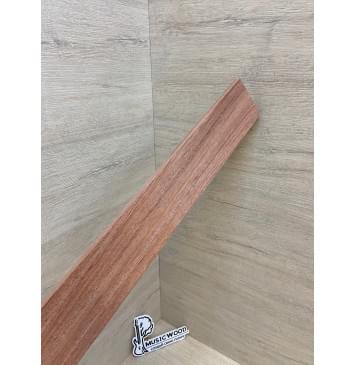 Бубинго заготовка накладки для электрогитары Радиал АА 9.5х75-63х550 мм-9