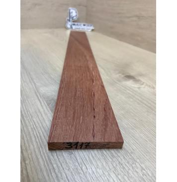 Бубинго заготовка накладки для электрогитары Смешанный ААА 10х75-65х580 мм-1