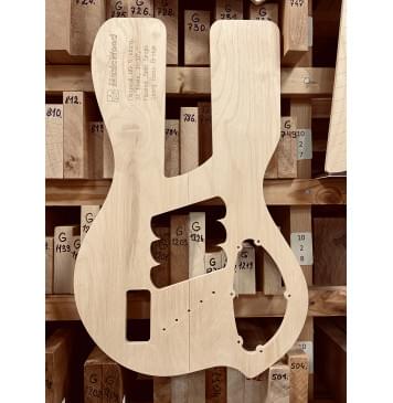 Dingwall NG 5 string, 24 лада, 34-37", Hipshot Solo Single String Bass Bridge, полный комплект для фрезеровки гитары, фанера 8мм-2