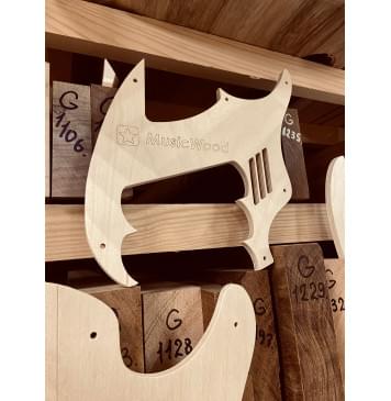 Dingwall NG 5 string, 24 лада, 34-37", Hipshot Solo Single String Bass Bridge, полный комплект для фрезеровки гитары, фанера 8мм-5