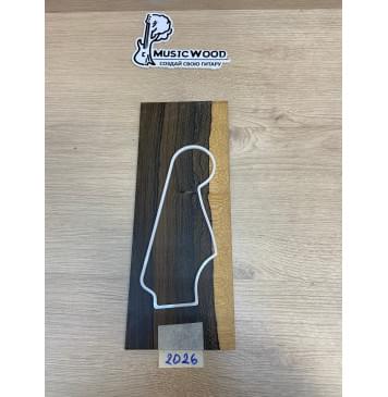 Зирикот заготовка накладки на головку грифа Радиал А 2.2х116х290 мм-3