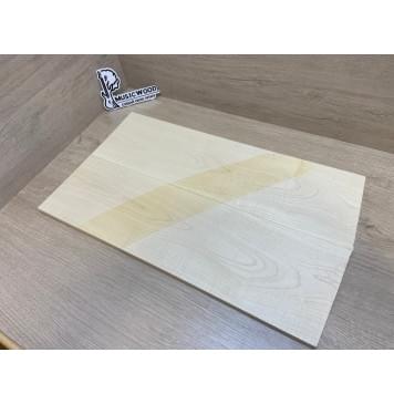 Клён Белый Явор, Волнистый заготовка на топ для Тревел гитары Тангент ААА Волна А 11х150х510-505 мм - 2 шт (книжкой)-17
