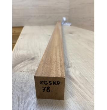 Махагон Кая заготовка для переклеенного сквозного грифа гитары Радиал А 48х48х109 мм-2