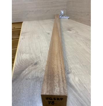 Махагон Кая заготовка для переклеенного сквозного грифа гитары Радиал А 48х48х109 мм-4