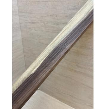 Палисандр Бразильский Сантос Заболонь заготовка накладки для бас-гитары Радиал А 8х61-43х750 мм-4