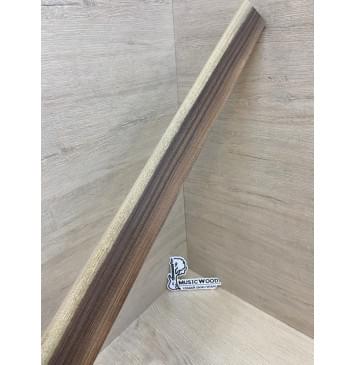 Палисандр Бразильский Сантос Заболонь заготовка накладки для бас-гитары Радиал А 8х61-43х750 мм-11