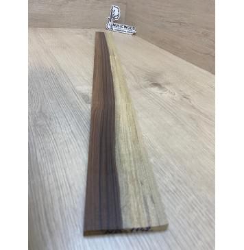 Палисандр Бразильский Сантос Заболонь заготовка накладки для бас-гитары Радиал А 8х75-63х750 мм-2