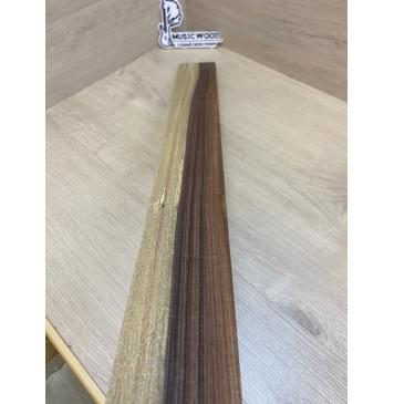 Палисандр Бразильский Сантос Заболонь заготовка накладки для бас-гитары Радиал А 8х75-63х750 мм-4