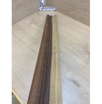 Палисандр Бразильский Сантос Заболонь заготовка накладки для бас-гитары Радиал А 8х75-63х750 мм-7