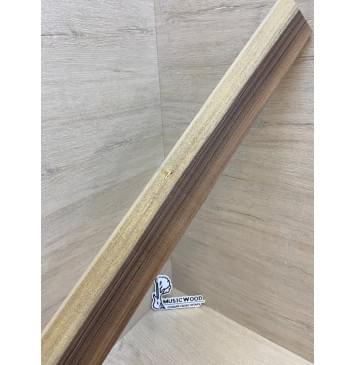 Палисандр Бразильский Сантос Заболонь заготовка накладки для бас-гитары Радиал А 8х75-63х750 мм-11