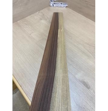 Палисандр Бразильский Сантос Заболонь заготовка накладки для бас-гитары Радиал А 8х75-63х750 мм-8