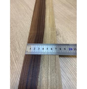 Палисандр Бразильский Сантос Заболонь заготовка накладки для бас-гитары Радиал А 8х75-63х750 мм-12