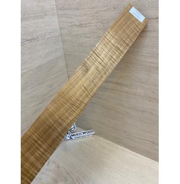 Клён Волнистый Печёный 180 гр заготовка накладки для электрогитары Смешанный А Волна ААА 10х58х535 мм-5