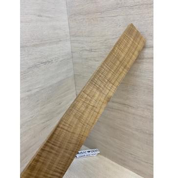 Клён Волнистый Печёный 180 гр заготовка накладки для электрогитары Смешанный А Волна ААА 10х58х535 мм-6