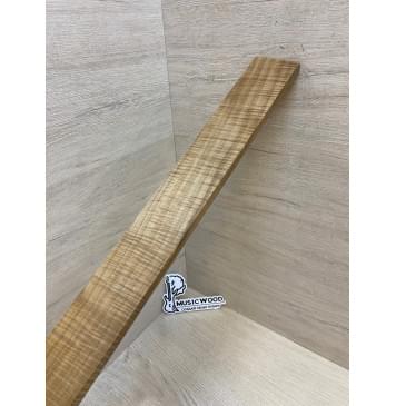 Клён Волнистый Печёный 180 гр заготовка накладки для электрогитары Смешанный А Волна ААА 10х58х535 мм-10