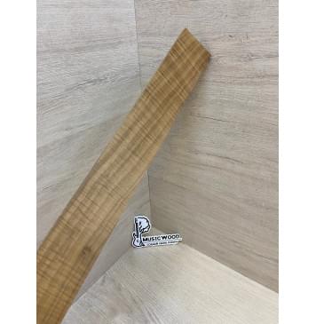 Клён Волнистый Печёный 180 гр заготовка накладки для электрогитары Смешанный А Волна ААА 10х58х535 мм-11