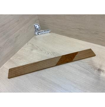 Клён Волнистый Печёный 180 гр заготовка накладки для электрогитары Смешанный А Волна ААА 10х58х535 мм-17