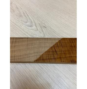 Клён Волнистый Печёный 180 гр заготовка накладки для электрогитары Смешанный А Волна ААА 10х58х535 мм-8