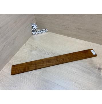 Клён Волнистый Печёный 180 гр заготовка накладки для электрогитары Смешанный А Волна ААА 10х58х535 мм-18