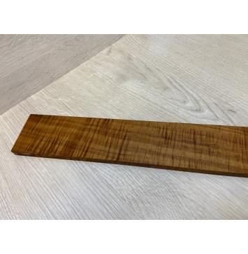 Клён Волнистый Печёный 180 гр заготовка накладки для электрогитары Смешанный А Волна ААА 10х58х535 мм-14