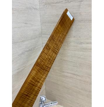 Клён Волнистый Печёный 180 гр заготовка накладки для электрогитары Смешанный А Волна ААА 10х58х535 мм-15